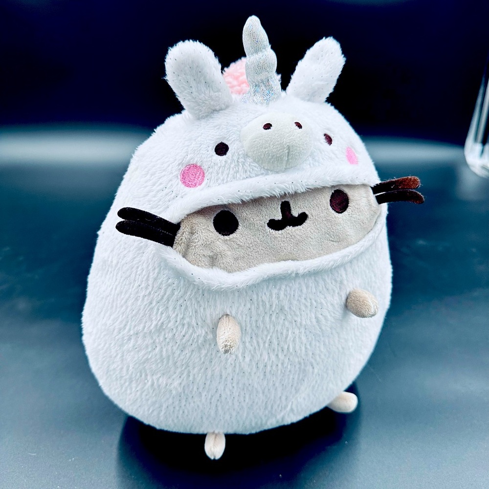 Pusheen White Unicorn Costume Plush 10" Claire's Exclusive Rare Pusheenicorn